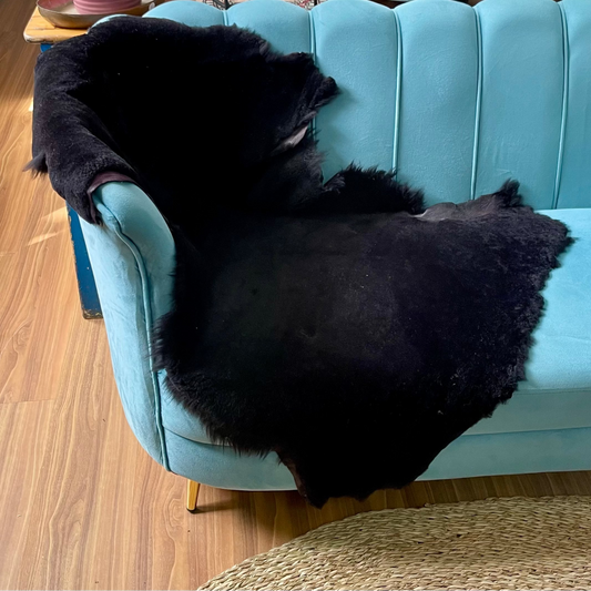 GenuineFluffySheepskinblack