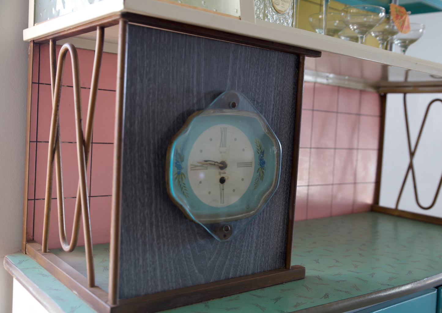 Vintage Metal Kitchenette Table