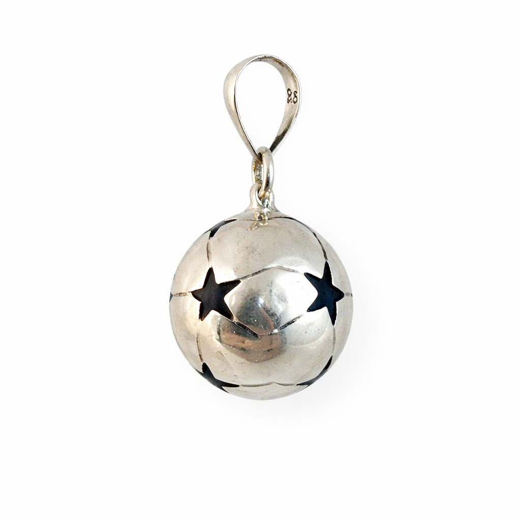 925 silver star detailed pendant