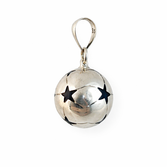 925 silver star detailed pendant