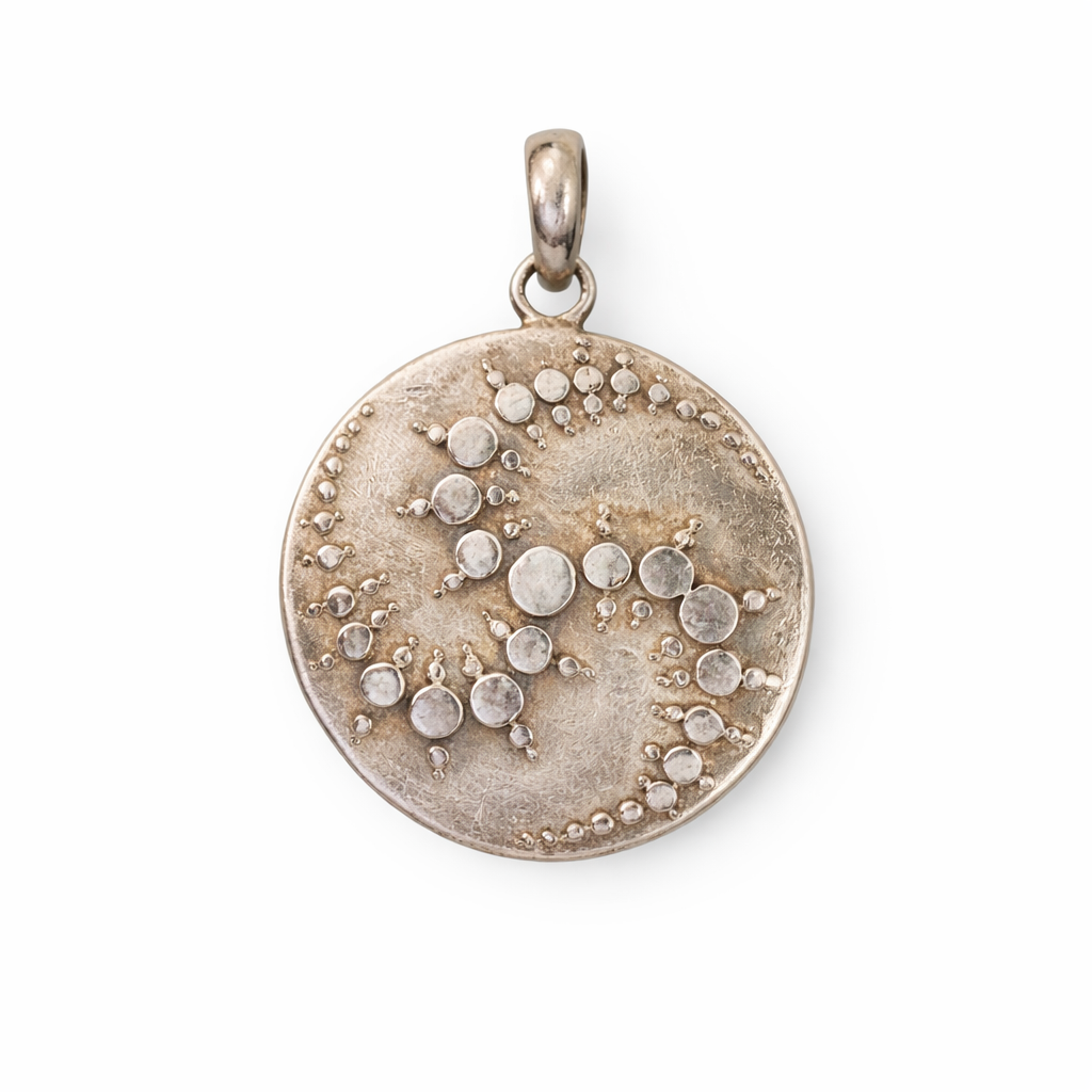 Sacred Geometry Constellation Celtic Maze Pendant – 925 silver