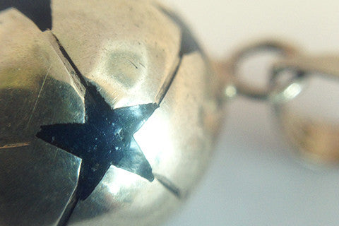 925 silver star detailed pendant