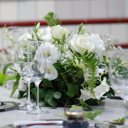 Classic White & Green Decor