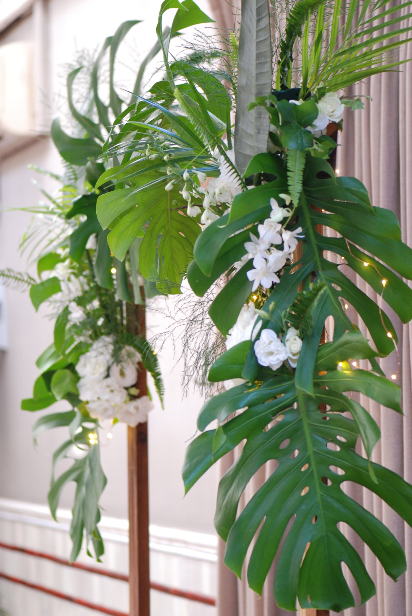 Classic White & Green Decor