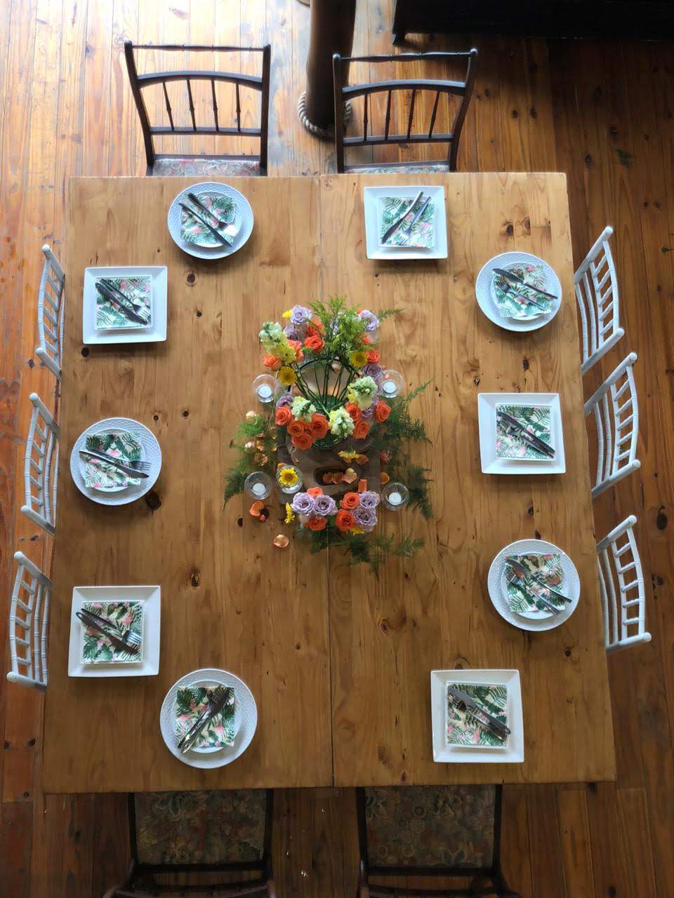 Private Dining Decor Setup