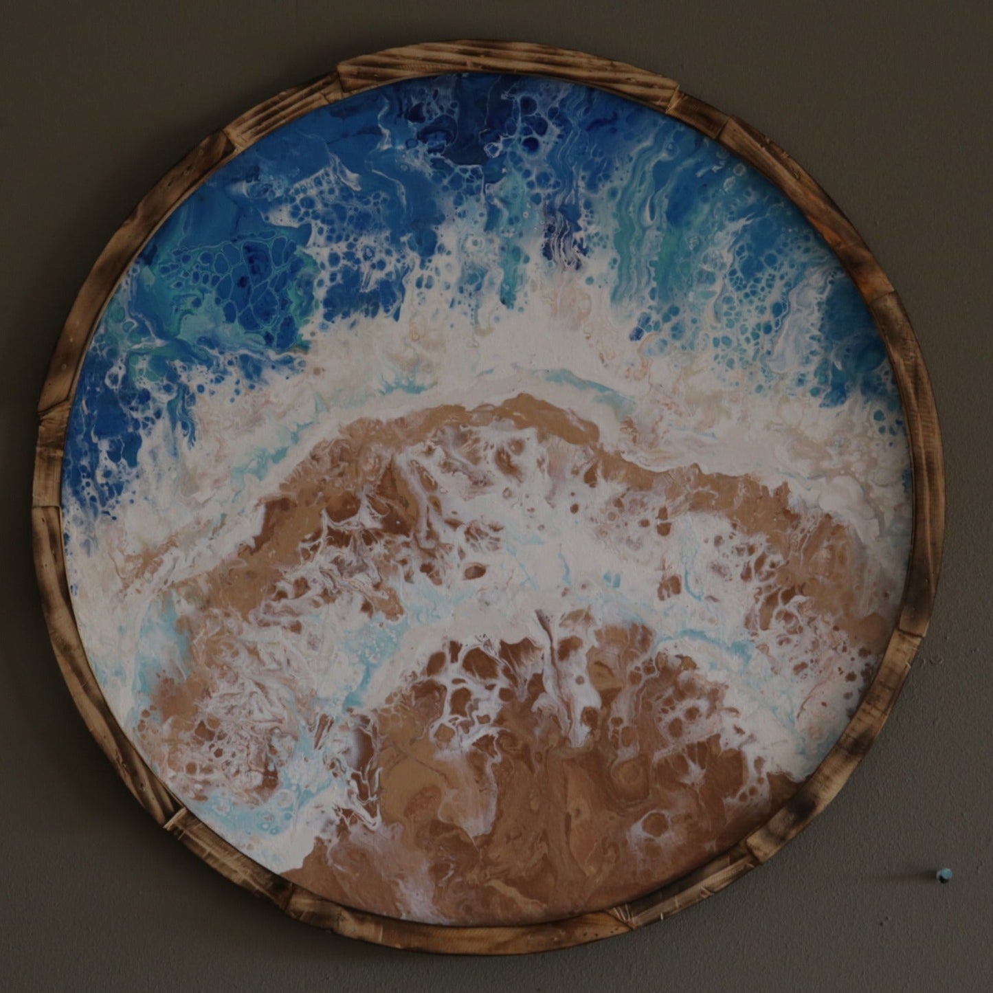 Round Beach Painting